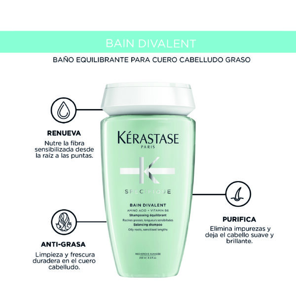 Shampoo Divalent specifique Kérastase 250 ml - Imagen 4