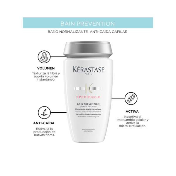 Shampoo Prévention Specifique Kérastase 250 ml - Imagen 2