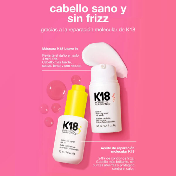 Aceite de reparación molecular K18 30 ml. El Otro Sebastian