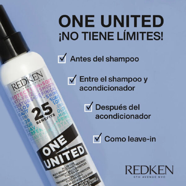 Spray Multibeneficios One United Redken 30 ML - Imagen 5