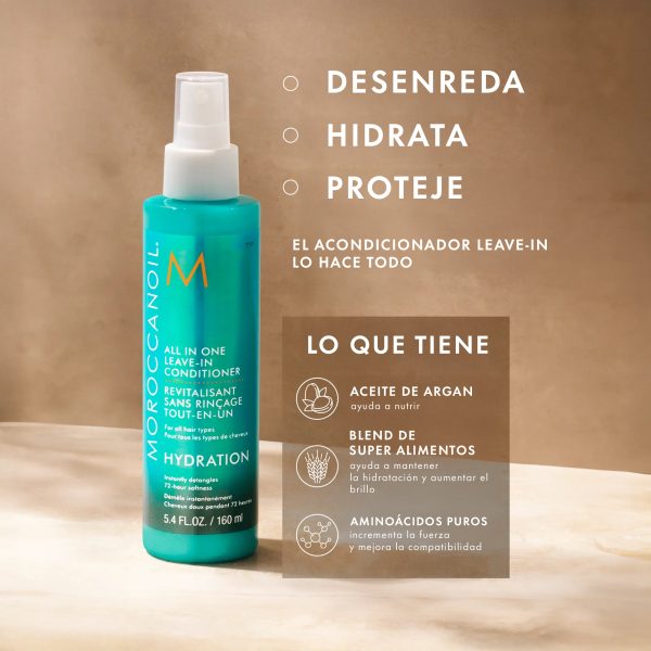 Leave in All in One Acondicionador Moroccanoil 160 ml - Imagen 5